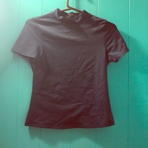 A blue bathing suit top